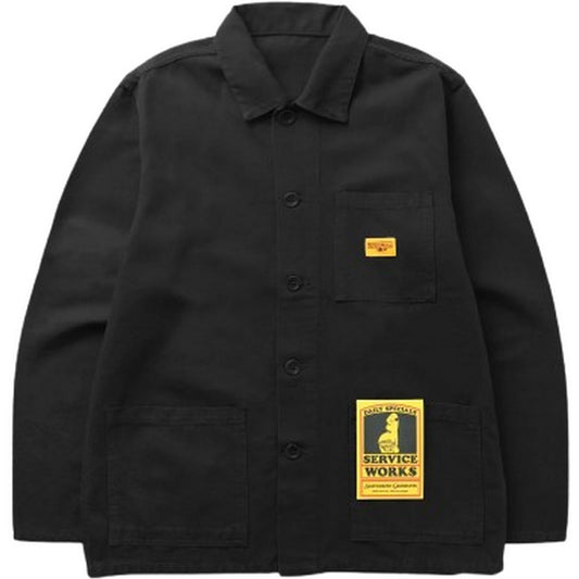 Giacche Uomo Service Works - Canvas Coverall Jacket - Nero