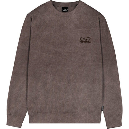 Felpe senza cappuccio Uomo Propaganda - Crewneck Logo Embroidery - Marrone
