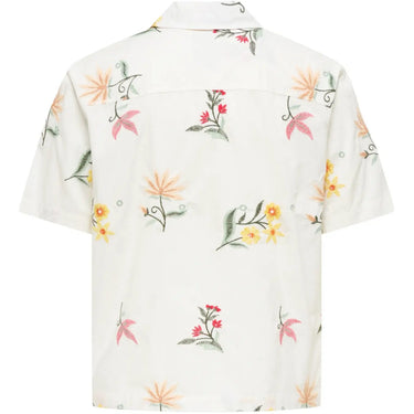 Camicie casual Uomo Only & Sons - Onsedward Rlx Ss Shirt - Bianco