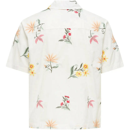 Camicie casual Uomo Only & Sons - Onsedward Rlx Ss Shirt - Bianco