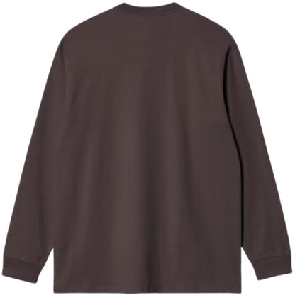 Maglie a manica lunga Uomo Carhartt Wip - L/S Chase T-Shirt - Marrone