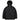 Wasserdichte Unisex-Jacken von Rains – Name Parka – Schwarz