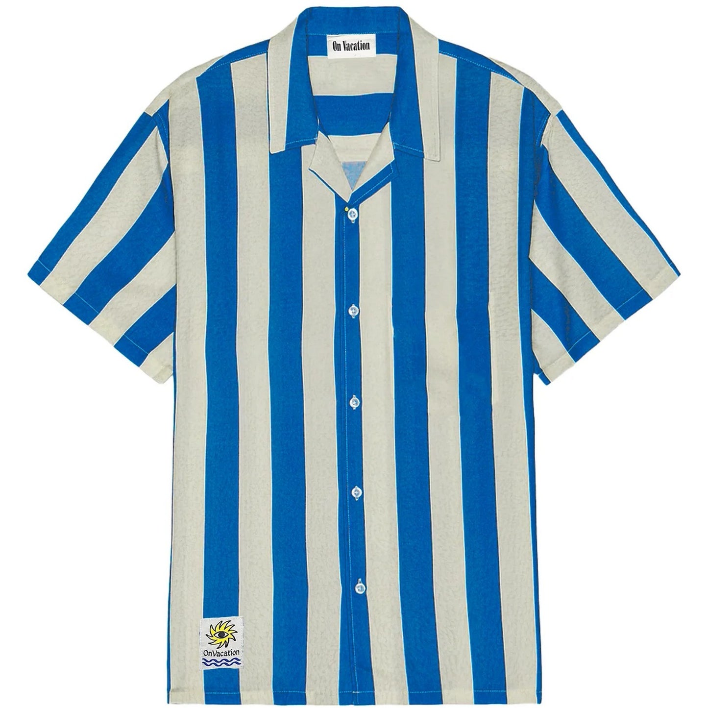 Camicie casual Uomo ON VACATION - Wave Frottee Shirt - Multicolore