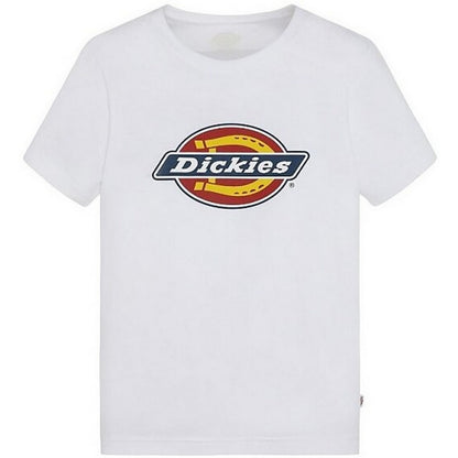 T-shirt Bambini Unisex Dickies - Icon Logo Tee Kids - Bianco