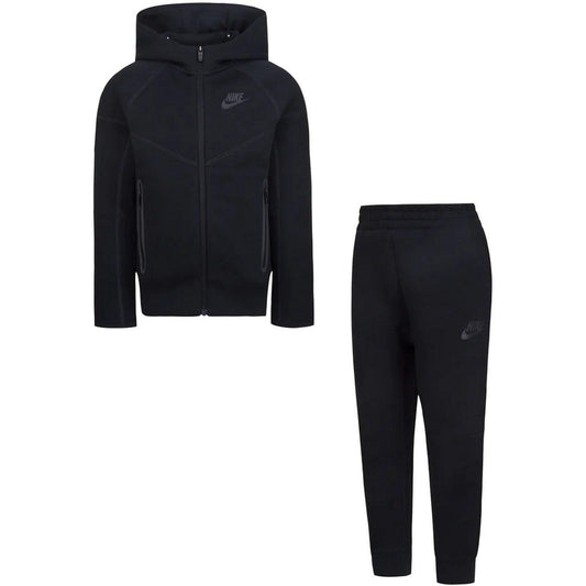 Felpe con cappuccio Bambino Nike - Tech Fleece Hooded Full Zip Up - Nero