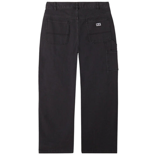 Jeans Unisex Obey - Hardwork Carpenter Denim - Nero