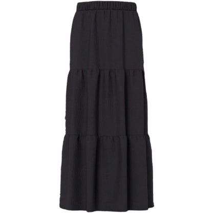 Gonne casual Donna Pieces - Pcsikka Hw Maxi Skirt Wvn Noos Bc - Nero