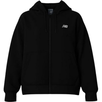 Felpe con cappuccio Donna New Balance - New Balance French Terry Full Zip Hoodie - Nero