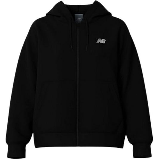 Felpe con cappuccio Donna New Balance - New Balance French Terry Full Zip Hoodie - Nero