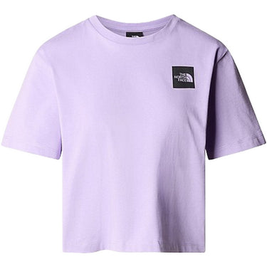T-shirt Donna The North Face - W S/S Cropped Fine Tee - Lavanda