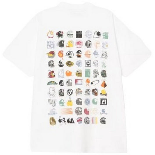 T-shirt Uomo Carhartt Wip - S/S C Logo Archive T-Shirt - Bianco