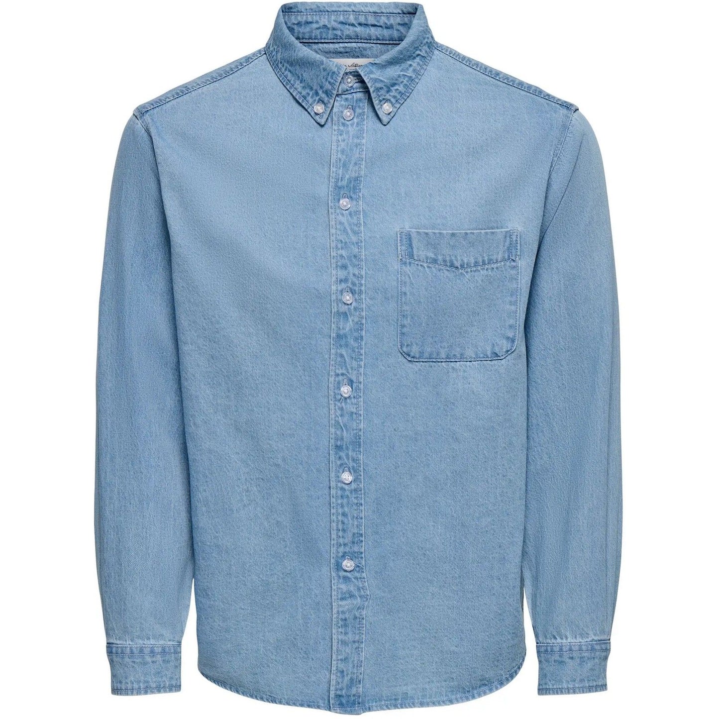 Camicie casual Uomo Only & Sons - Onsorson Regular Yfm Dnm Shirt Noos - Blu