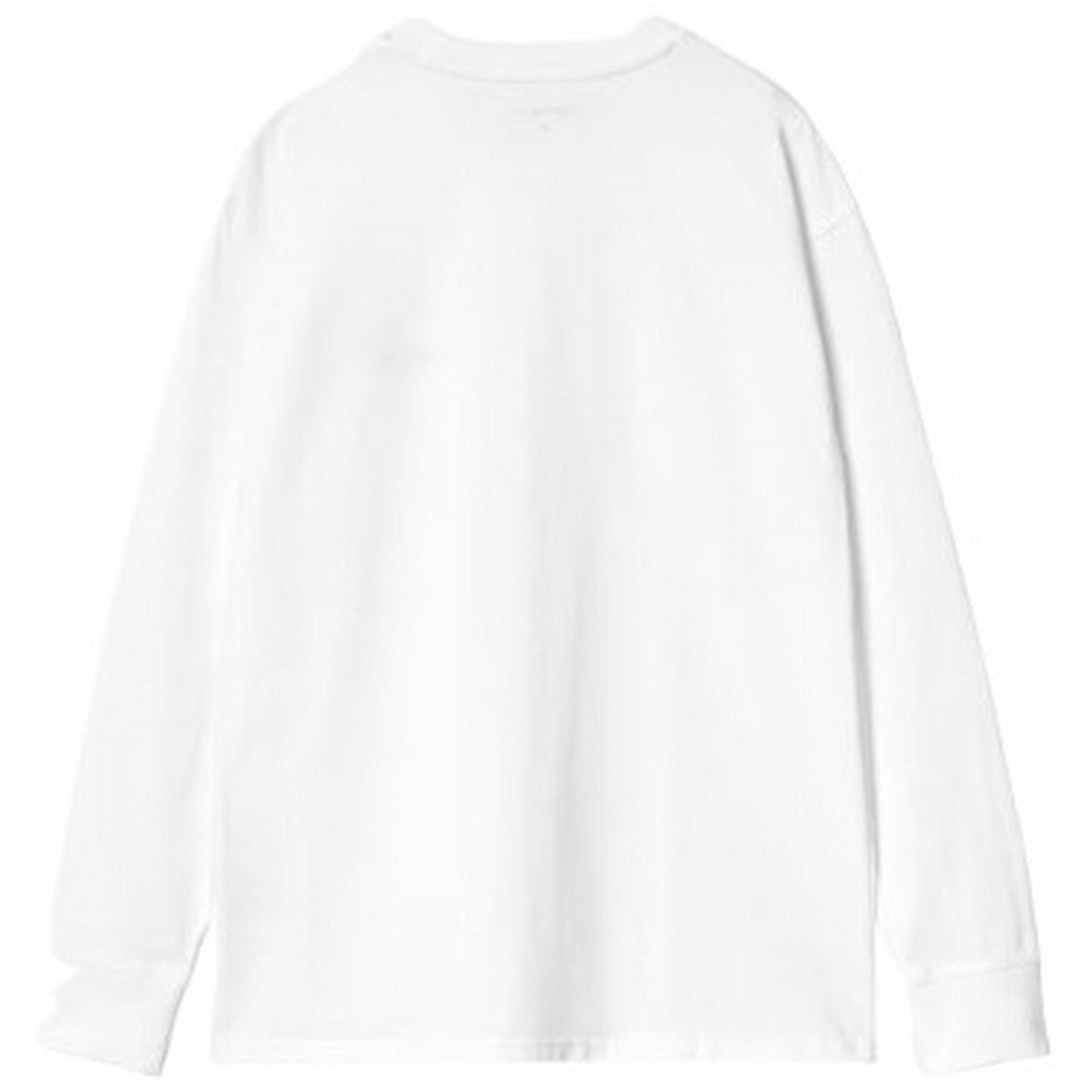 Maglie a manica lunga Uomo Carhartt Wip - L/S American Script T-Shirt - Bianco