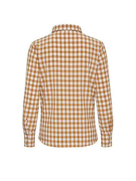 Camicie Donna Ichi - Ihelizabella Sh - Marrone