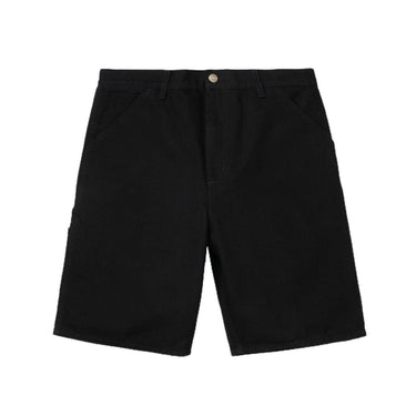 Bermudy unisex Carhartt Wip - krótkie spodenki na jedno kolano - czarne