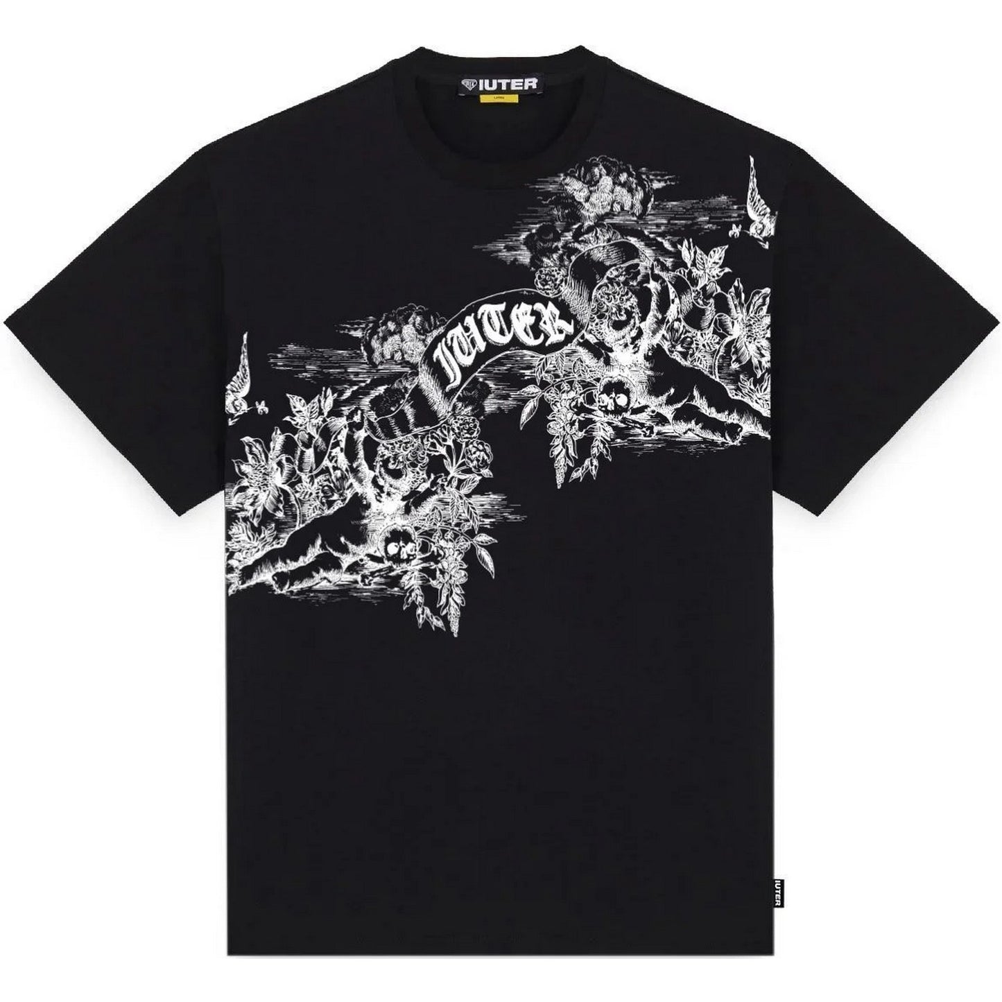 T-shirt Uomo Iuter - Paradise Tee - Nero