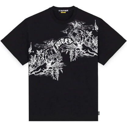 T-shirt Uomo Iuter - Paradise Tee - Nero
