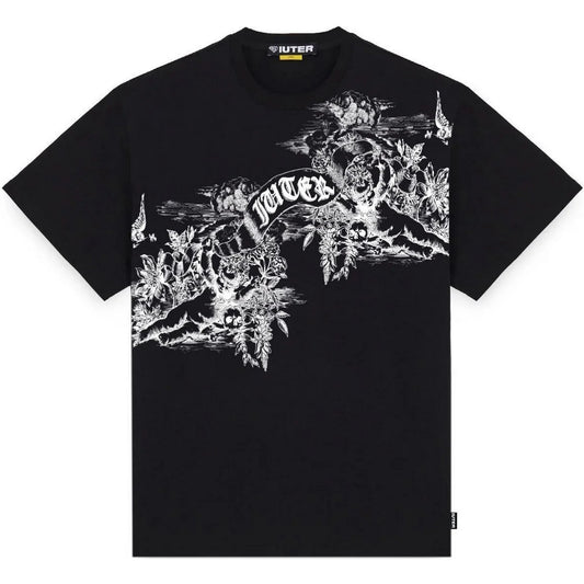 T-shirt Uomo Iuter - Paradise Tee - Nero