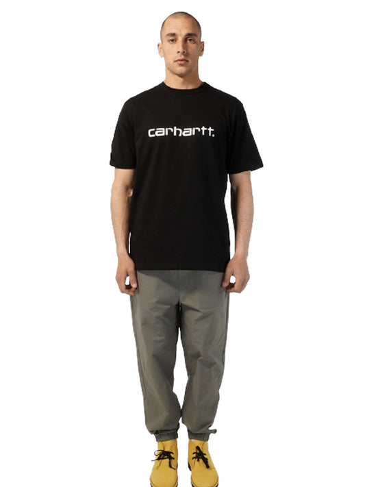 T-shirt Uomo Carhartt Wip - S/S Script T-Shirt - Nero