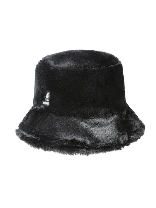 Cappelli alla pescatora Unisex Kangol - Faux Fur Bucket - Nero