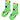 Calcetines unisex para niños Happy Socks - Kids Dragon Sock - Verde