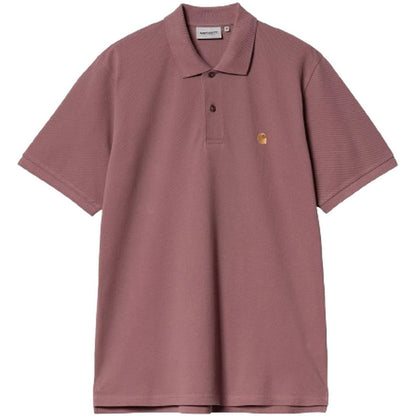 Polo Uomo Carhartt Wip - S/S Chase Pique Polo - Rosa