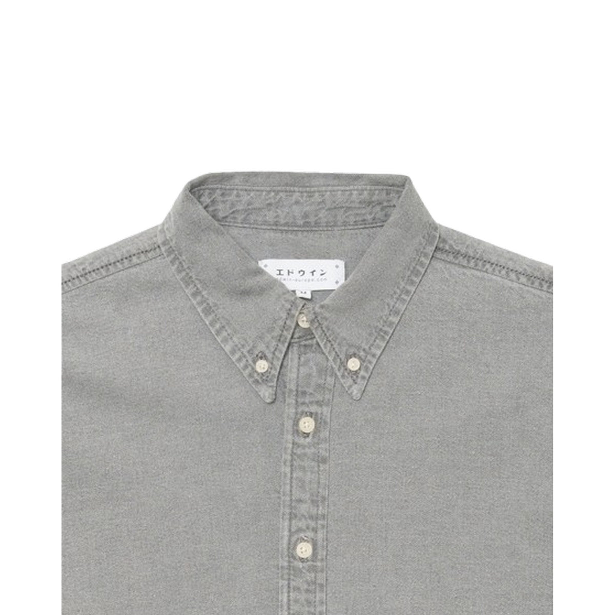 Camicie casual Uomo Edwin - Arlo Shirt Ls - Grigio