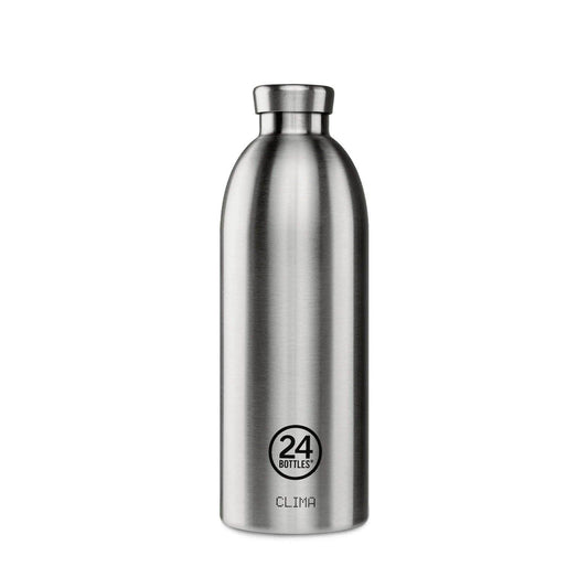 Thermos per bibite Uomo 24bottles - Clima Bottle 850 Brushed Steel - Argento