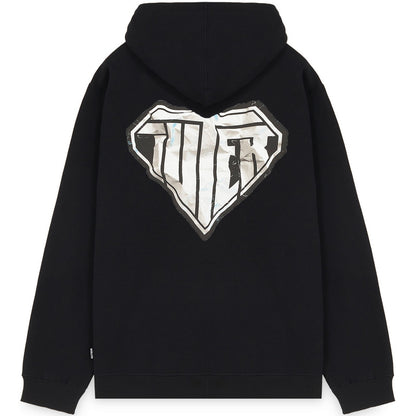 Felpe con cappuccio Uomo Iuter - Crumple Logo Hoodie - Nero