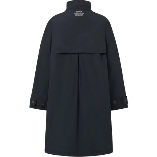 Giacche impermeabili Donna Ecoalf - Nebu Long Jacket Woman - Blu