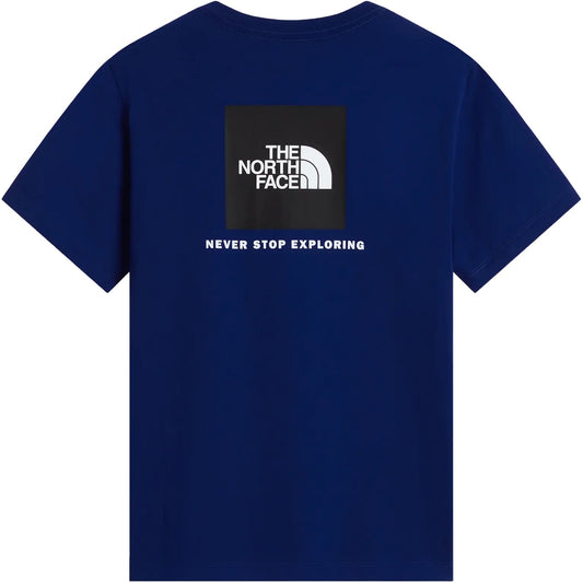 T-shirt Uomo The North Face - M Evolution Box Nse Regular Short Sleeve - Blu