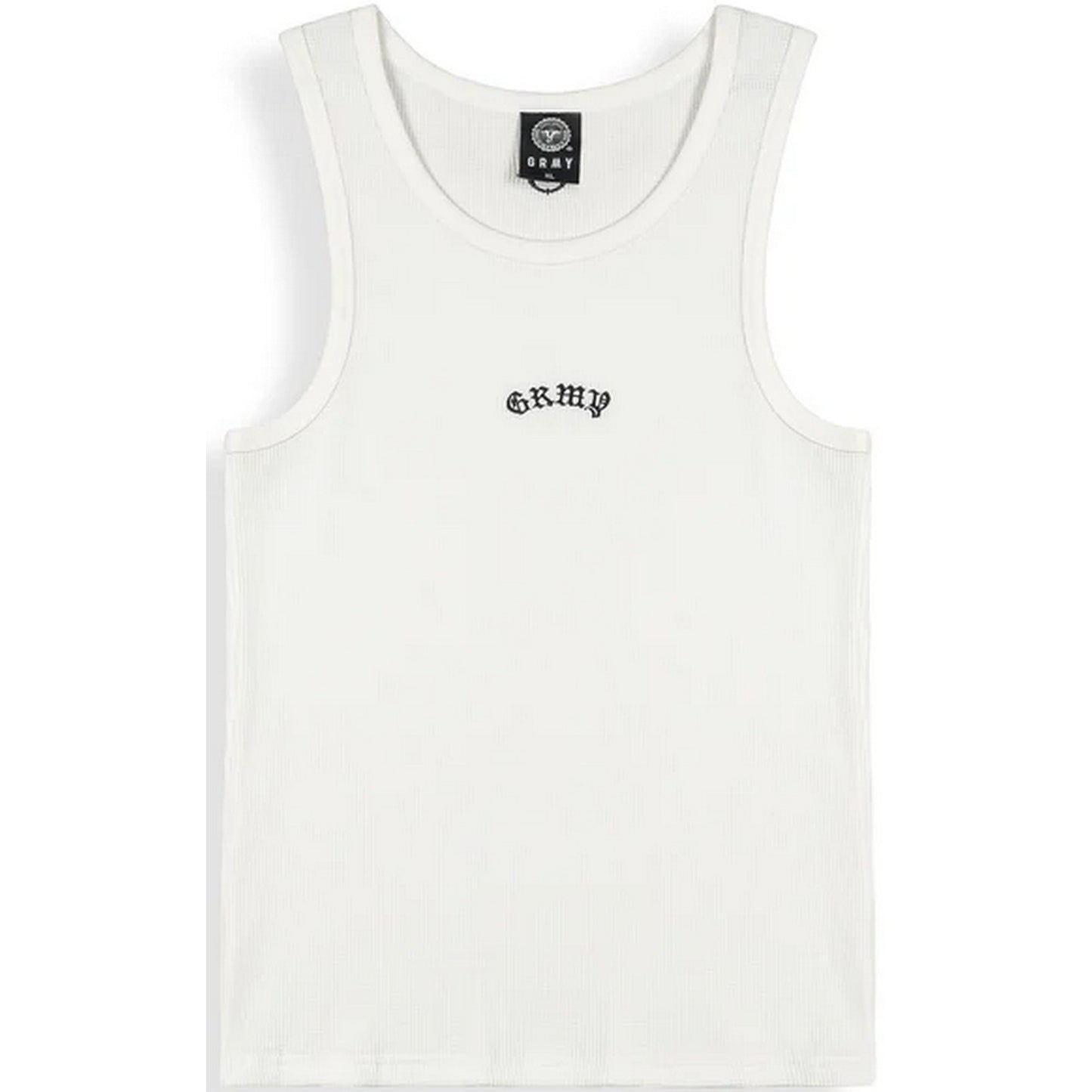 Canotte Uomo Grmy - Chief Watcher Waffle Fitted Tank Top - Bianco