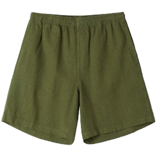 Pantaloncini Uomo Obey - Easy Linen Short - Verde