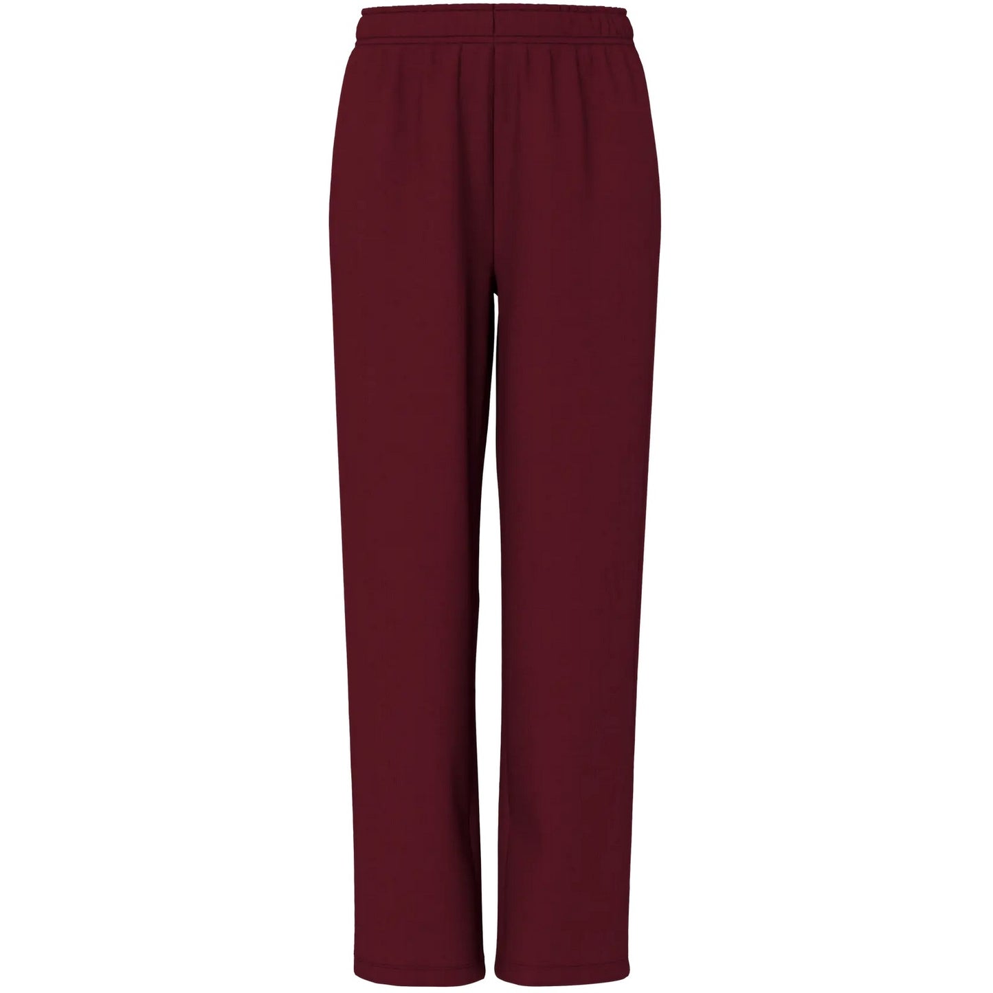 Pantaloni Donna Pieces - Pcchilli Hw Straight Sweat Pants Noos Bc - Bordeaux