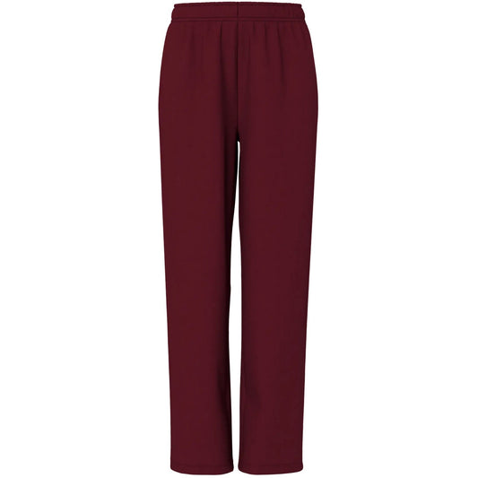Pantaloni Donna Pieces - Pcchilli Hw Straight Sweat Pants Noos Bc - Bordeaux