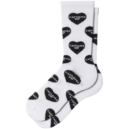 Calze Uomo Carhartt Wip - Heart Logo Socks - Bianco