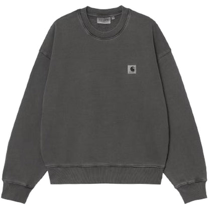 Felpe senza cappuccio Donna Carhartt Wip - W' Nelson Sweat - Nero