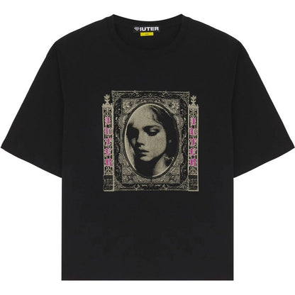 T-shirt Uomo Iuter - Fallen Love Ribbed Tee - Nero
