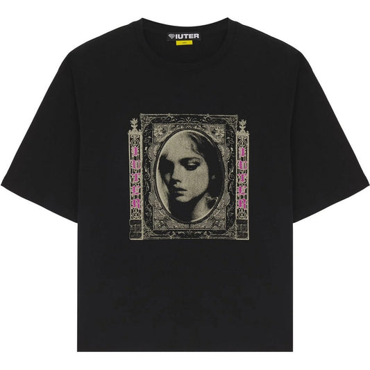 T-shirt Uomo Iuter - Fallen Love Ribbed Tee - Nero