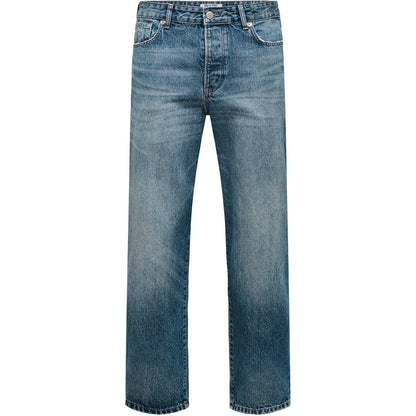 Jeans Uomo Only & Sons - Onsedge Str Mb Green 2341 Tai Dnm Noos - Blu