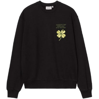 Maglie a manica lunga Uomo Carhartt Wip - Clover Sweat - Nero