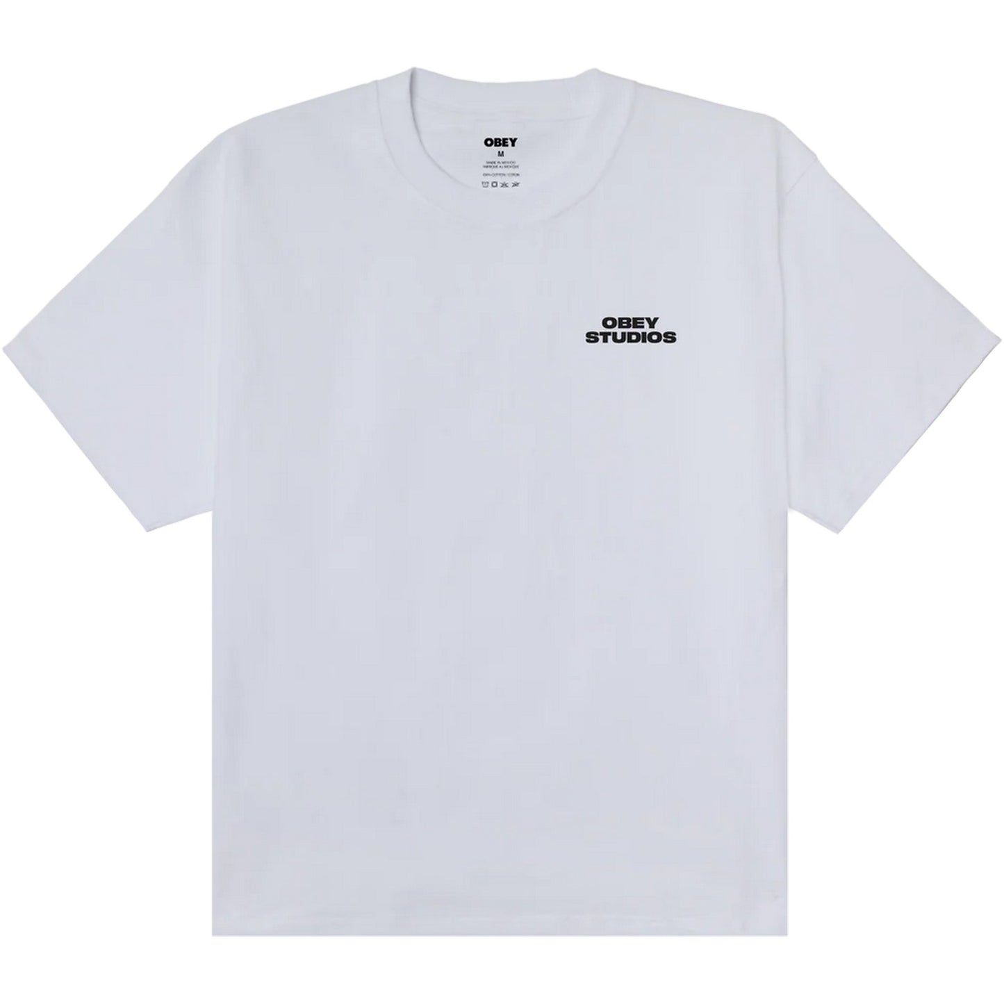 T-shirt Uomo Obey - Obey Sky Face Tee - Bianco