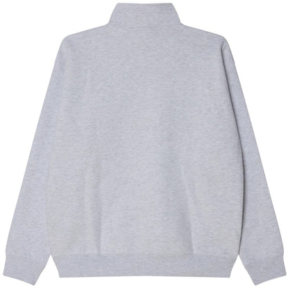 Felpe con cappuccio Uomo Obey - Established Works Bold Mockneck Fleece - Grigio