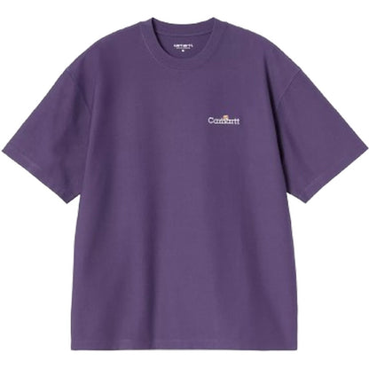 T-shirt Uomo Carhartt Wip - S/S WIP Label T-Shirt - Viola