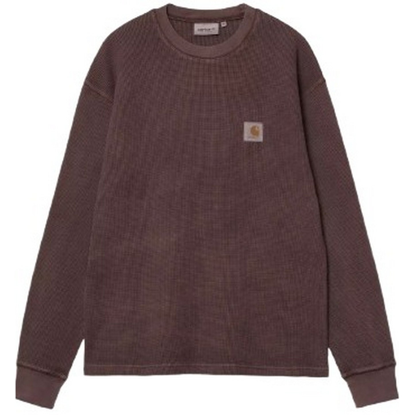T-shirt Uomo Carhartt Wip - L/S Vista Waffle T-Shirt - Marrone
