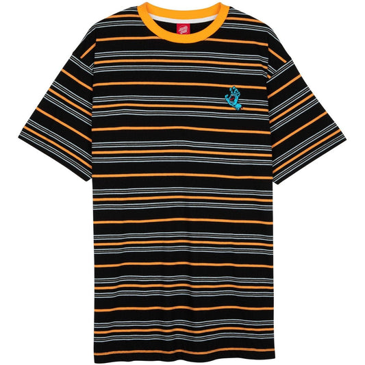 T-shirt Uomo Santa Cruz - Mini Hand Stripe T-Shirt - Nero