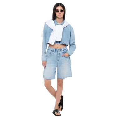 Bermudas Mujer Icon Denim - Lea Short - Azul
