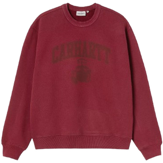 Maglie a manica lunga Uomo Carhartt Wip - Faded Pond Corps Sweat - Bordeaux