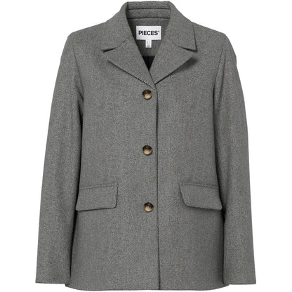 Giacche da abito e blazer Donna Pieces - Pcbianca Ls Blazer Jacket Noos - Nero