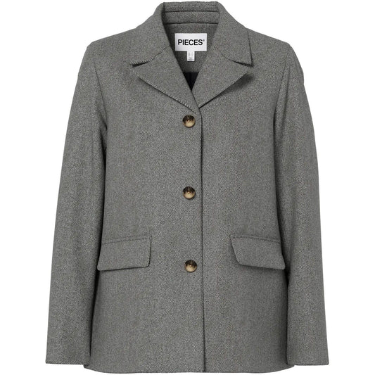 Giacche da abito e blazer Donna Pieces - Pcbianca Ls Blazer Jacket Noos - Nero